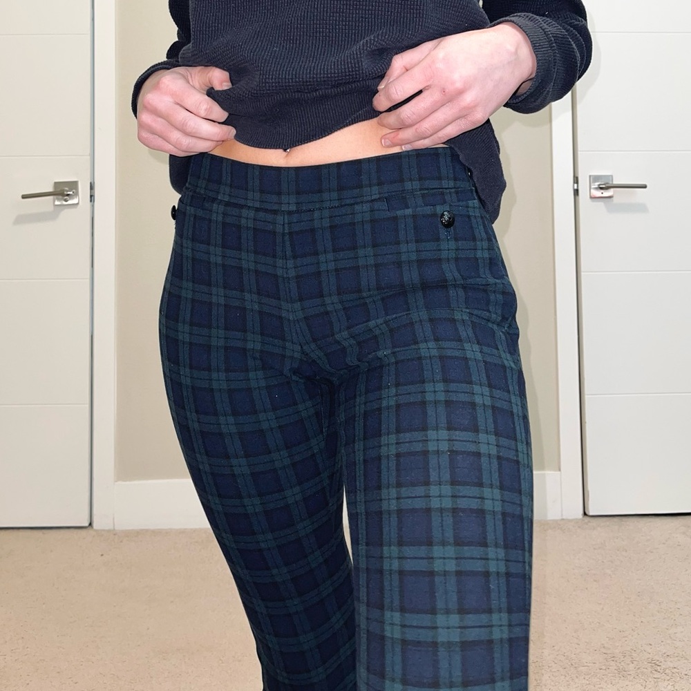 Vintage plaid trousers